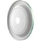 Ekena Millwork Traditional PVC Medallion (Canopies up to 13 1/2"), 22"OD x 3 1/2"ID x 1 1/2"P, Metallic Sea Mist CMP22TRFSM - alternate 4
